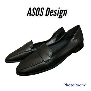 NWOB ASOS DESIGN Women’s Mussy Flat Shoe Black size 11 US.